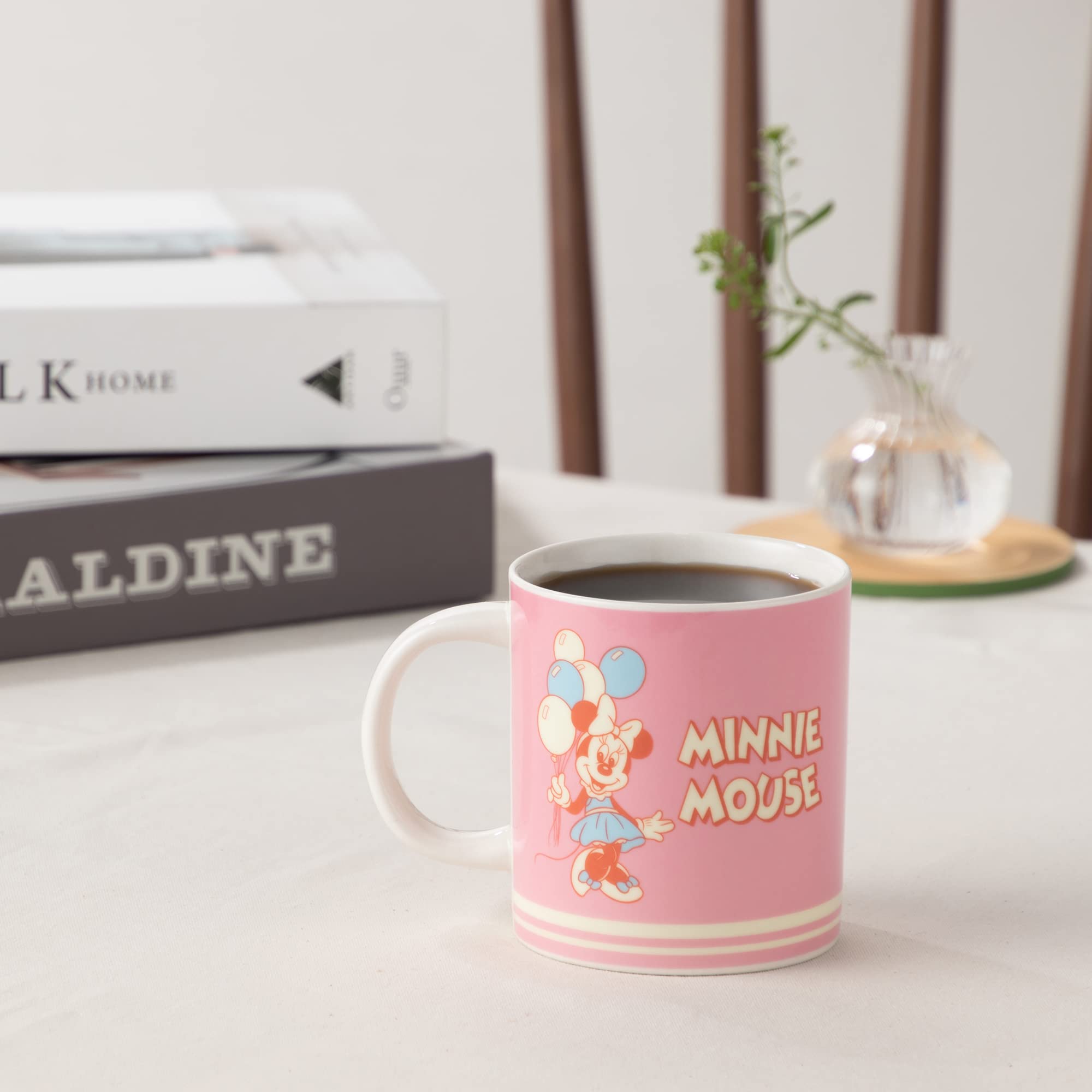 Amazon.co.jp: ディズニー ミニーマウス マグカップ 約350ml レトロ